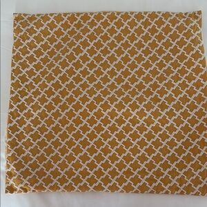 Pottery Barn Gold/White Pillow Cover